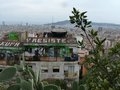 A view from Park Guell, to a resistance building