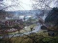 View over Stiklestad\'s Christmas market