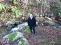 Me at a creek (Riera Major) in Montseny park