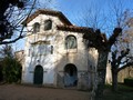 Building located in the Montseny Natural Park showing the time and season using the sunlight.