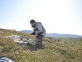 Maurice making goulash soup in the mountains together with his girlfriend