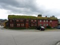 Beautiful wooden houses with nice roofs in RÃ¸ros