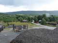 Very old turf-roofed timber building in RÃ¸ros