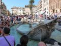 Piazza di Spagna in expensive shopping district in Tridente