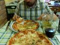 Great delicious, thin-base pizzas at Pizzeria Ivo. One of the best I had in Italy.