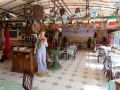Enjoying ice cream and this place at Pompeii