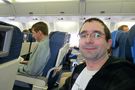 Me in the airplane ready to take off