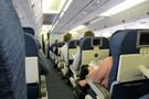 Inside the airplane